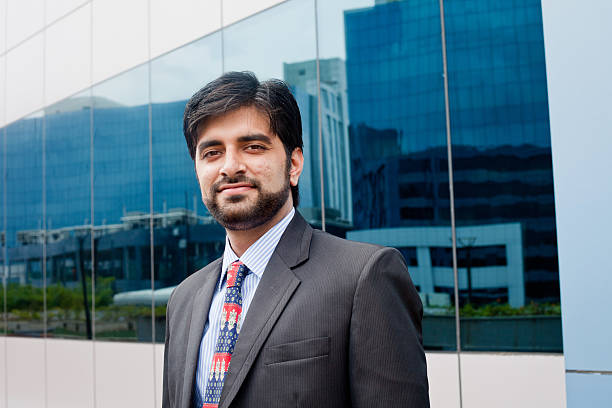 istock Cheerful friendly Confident Young Asian Indian Businessman 174797186