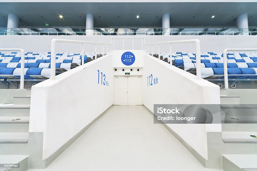 Stadion-Tribüne safe Ausfahrt - Lizenzfrei Stadion Stock-Foto