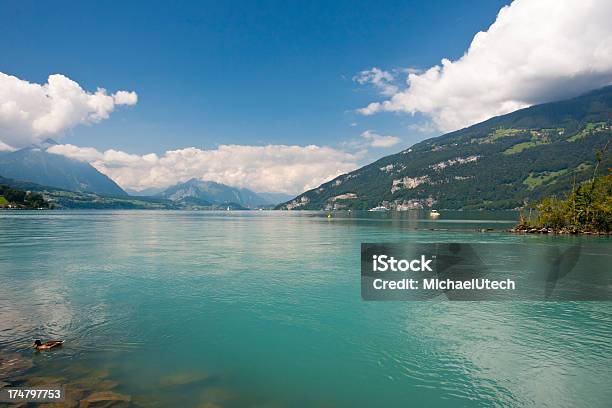 Photo libre de droit de Lac Thun Alpes Suisses banque d'images et plus d'images libres de droit de Alpes européennes - Alpes européennes, Bleu, Canton du Valais