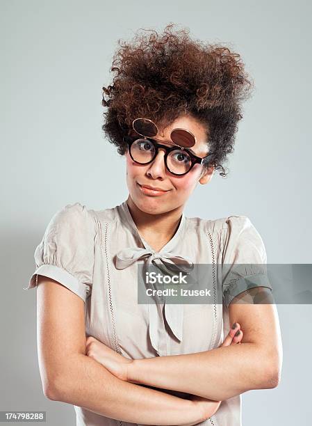 Cute Girl Portrait Stock Photo - Download Image Now - Confidence, Smirking, 18-19 Years