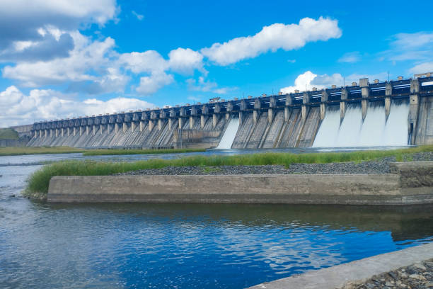 istock Amazing view Ujani Dam on Bhima River at India 1747984795