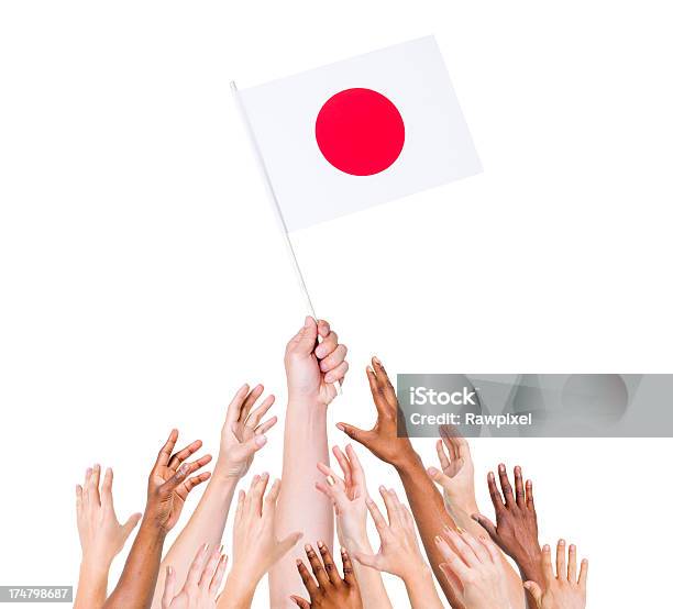 Bandiera Del Giappone - Fotografie stock e altre immagini di Arto - Parte del corpo - Arto - Parte del corpo, Arto umano, Asia