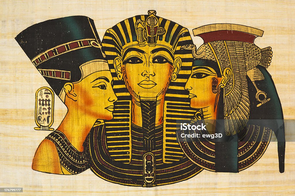 Papiro egípcio antigo - Royalty-free Egito Ilustração de stock