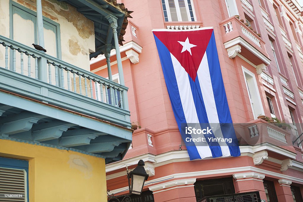 쿠바 국기 하바나 쿠바 - 로열티 프리 0명 스톡 사진