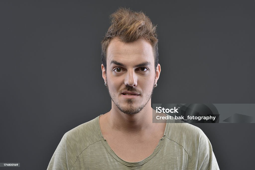 Homem de expressões faciais - Royalty-free Adolescente Foto de stock