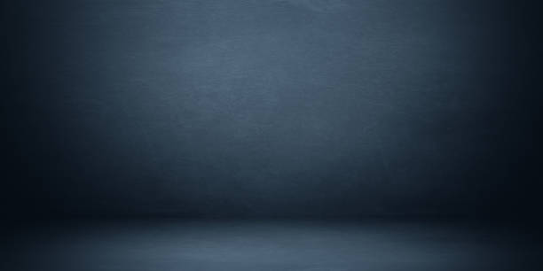 istock Blur abstract soft blue studio and grunge wall background 1748002253