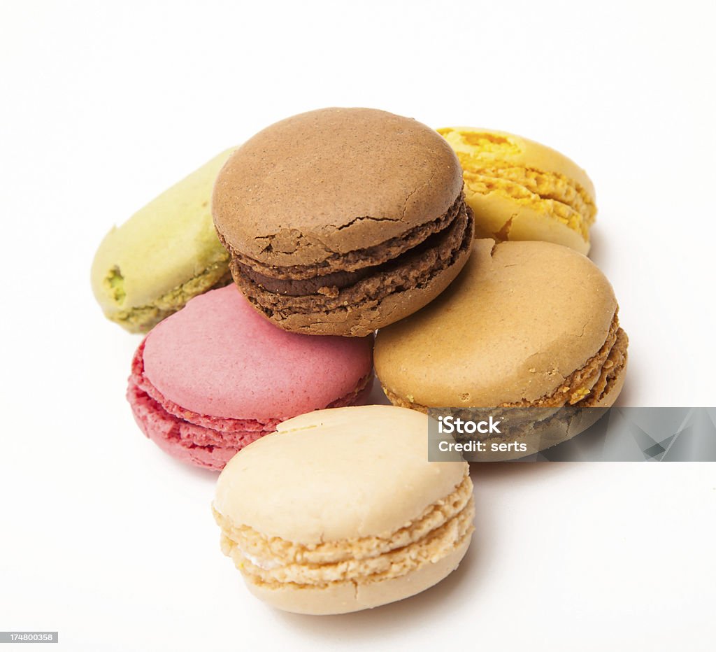 Macaroons (biscotti) - Foto stock royalty-free di Amaretto