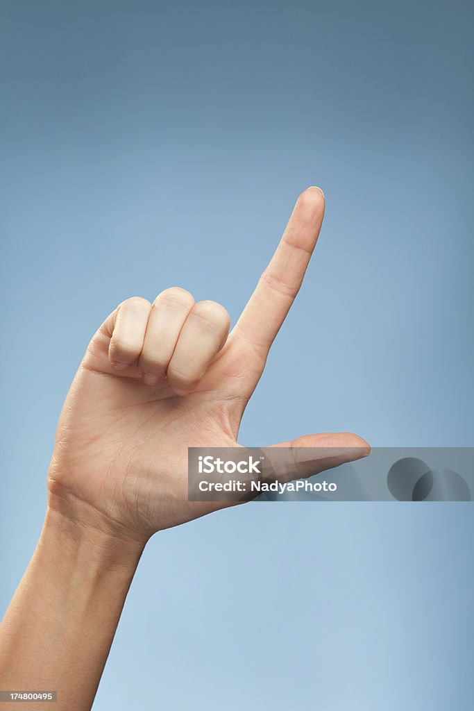 Język migowy-G - Zbiór zdjęć royalty-free (Amerykański język migowy)