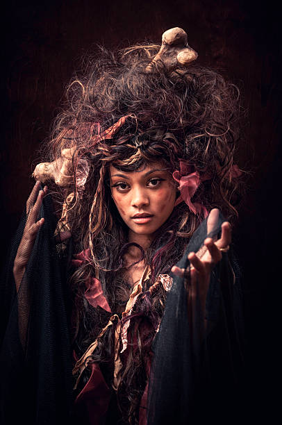istock Black Voodoo Queen portrait - III 174800907