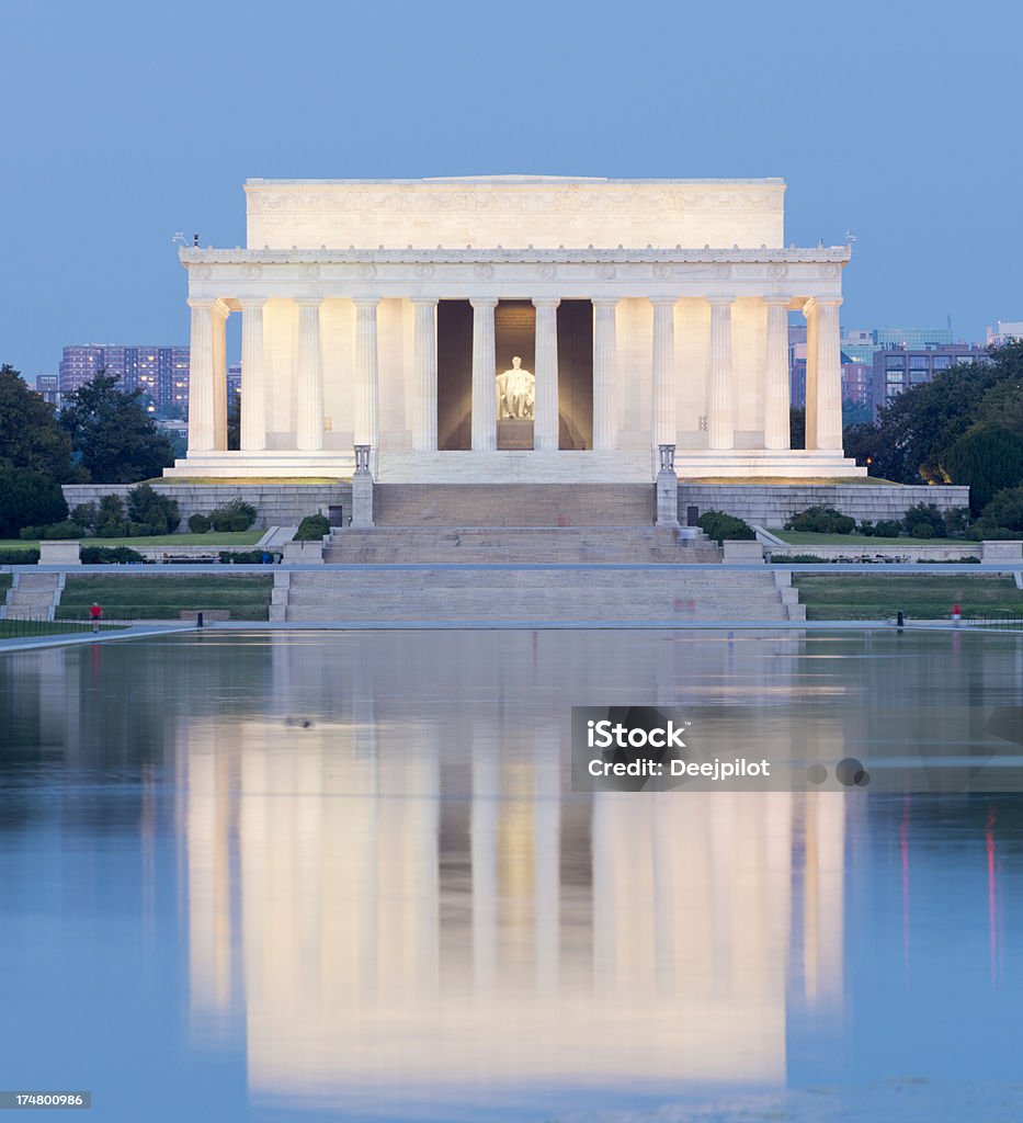 Memorial de Lincoln em Washington DC USA - Royalty-free Memorial de Lincoln Foto de stock