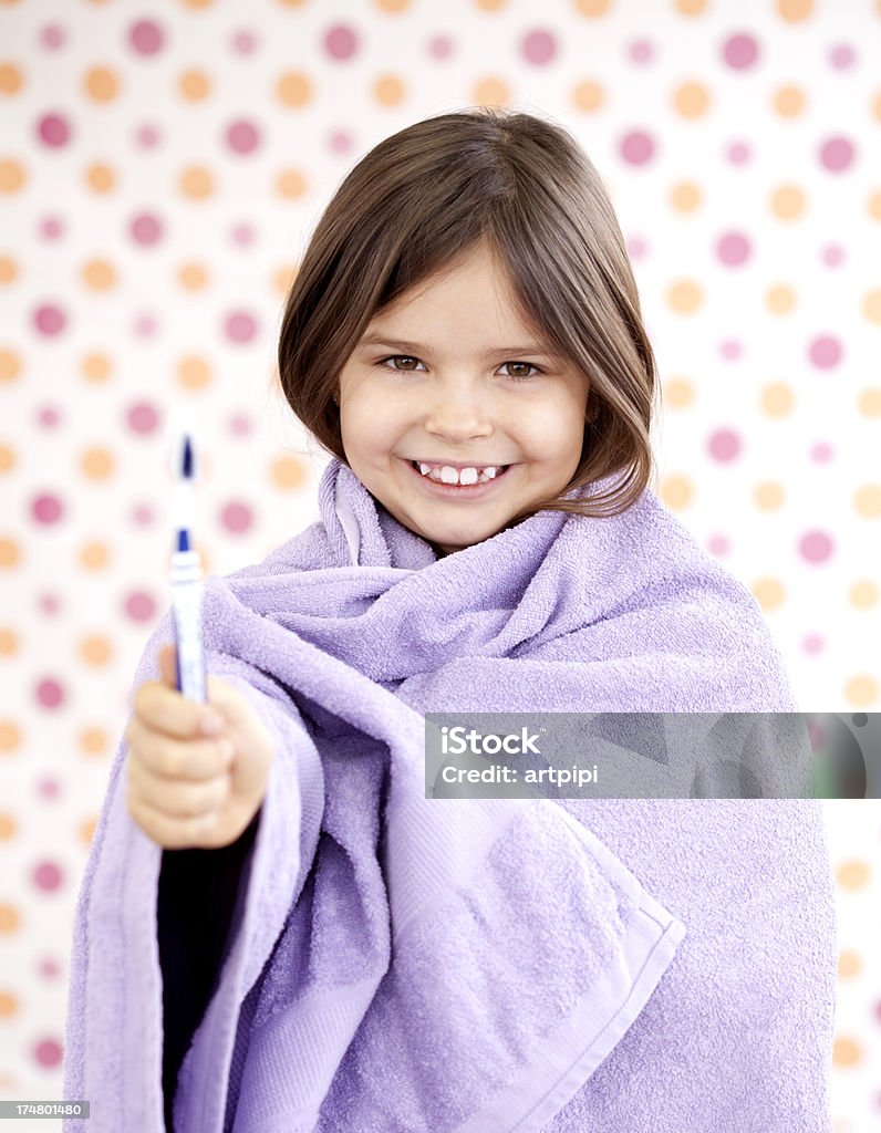 Limpar os Dentes - Royalty-free 10-11 Anos Foto de stock