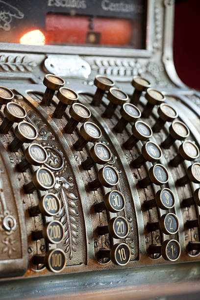 istock Antique cash register. 174801493