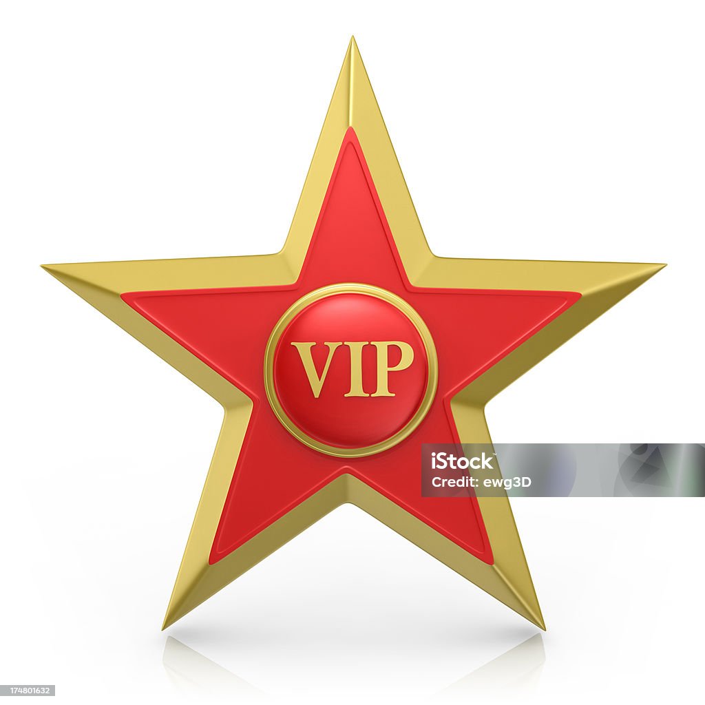 Ícone de estrela de ouro VIP - Foto de stock de Clip Art royalty-free