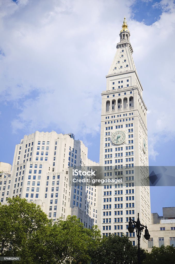 Met Life 타워 뉴욕시행 - 로열티 프리 메트로폴리탄 생명보험 빌딩 스톡 사진