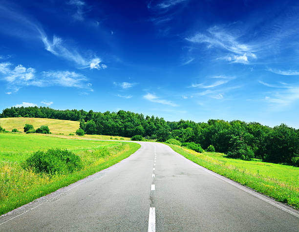 istock Mountain Highway through the Summer Landscape 174802649