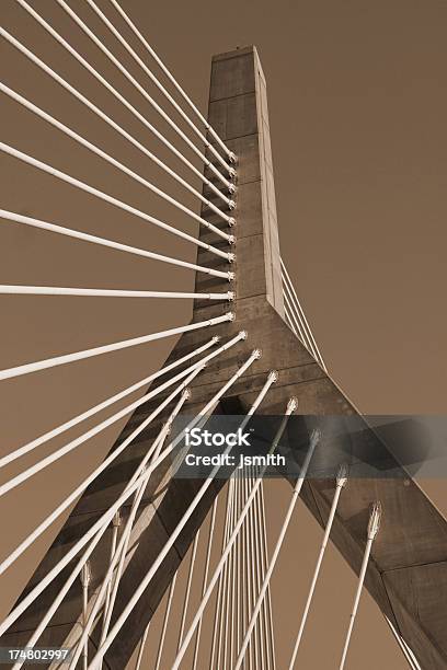 Zakim Bridge Boston Stock Photo - Download Image Now - Bridge - Built Structure, Steel Cable, Leonard P. Zakim Bunker Hill Bridge