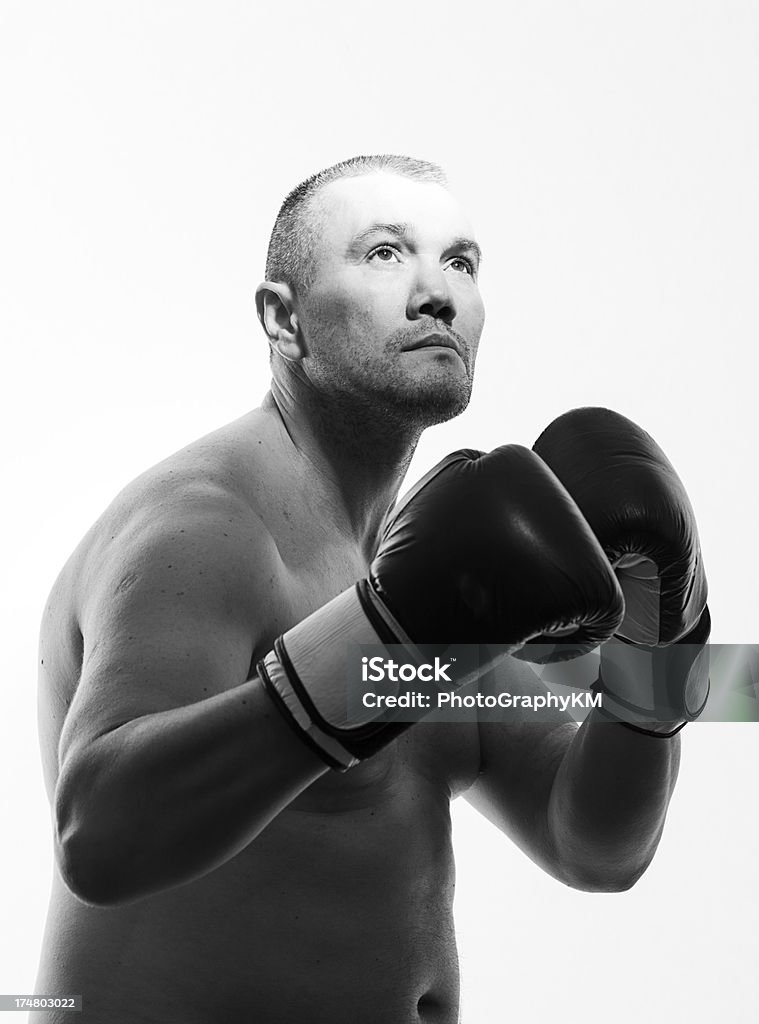 Ultimate Fighter Ultimate Fighter In The Studio Abdominal Muscle Stock Photo
