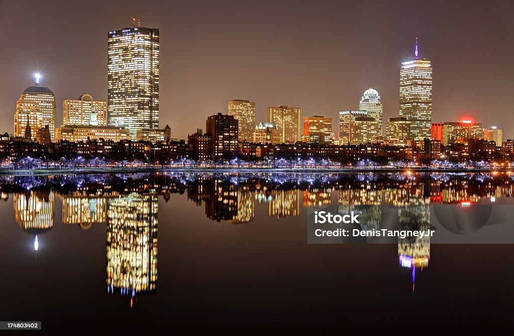 Back Bay en Boston - Foto de stock de Aire libre libre de derechos