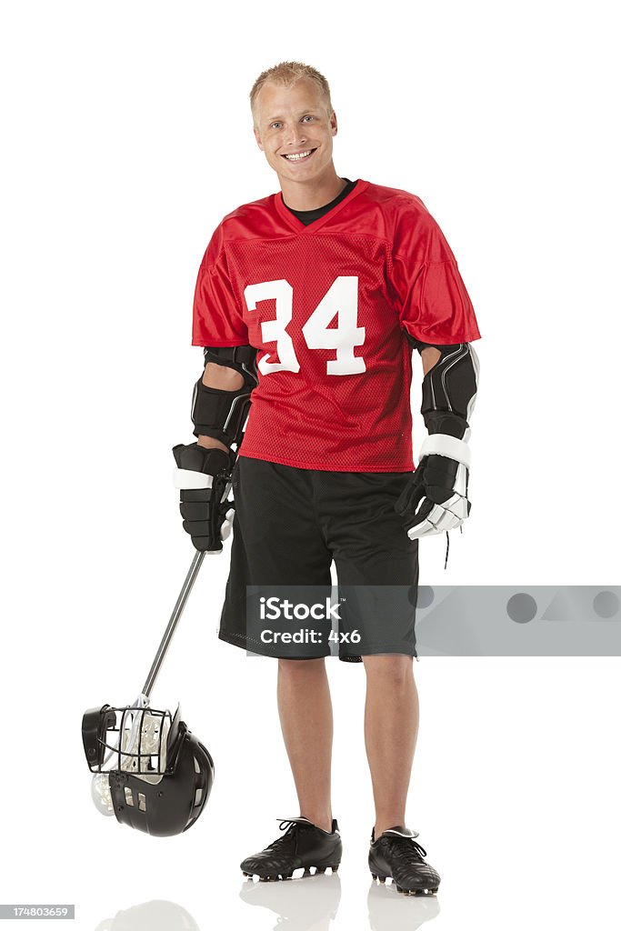 Feliz Jogador de lacrosse - Foto de stock de 20 Anos royalty-free