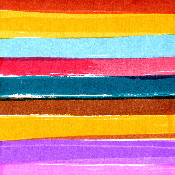 pennellata sfondo multicolore - paint stroke wall textured foto e immagini stock