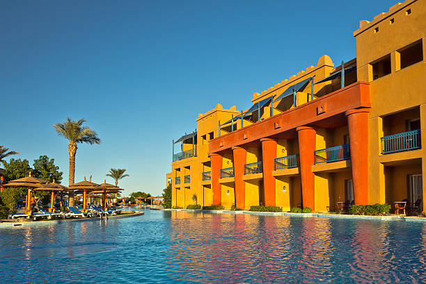 istock Swimming Pool in Arabian resort 174803873