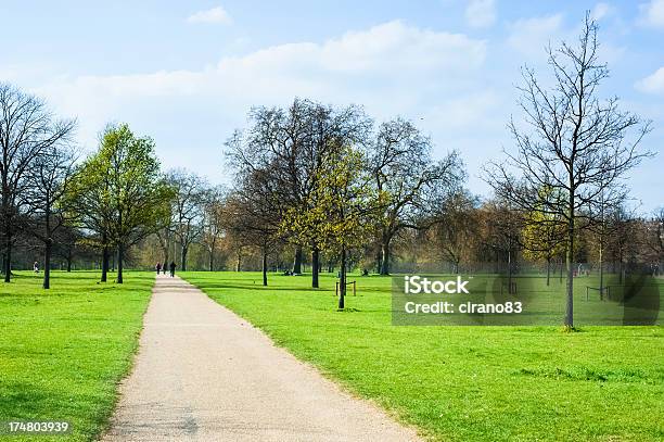 Hyde Park During Spring London Stock Photo - Download Image Now - Capital Cities, City, Cityscape