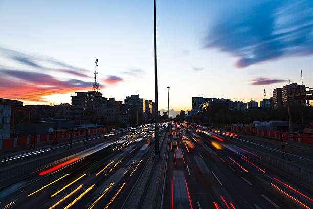 istock urban traffic jam in Beijing, China 174804148