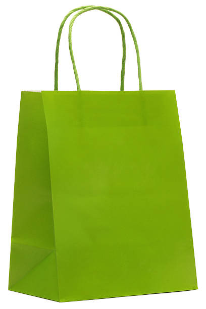 istock Blank Green Shopping Bag 174804396