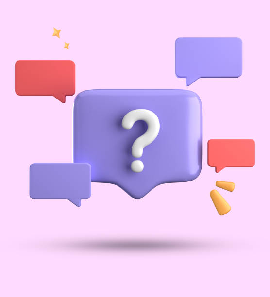 istock 3d rendering of speech bubble, 3D pastel chat icon set. Set of 3d speak bubble. 1748044293