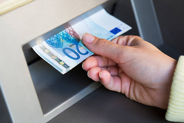 Getting cash from ATM..twenty euro bills