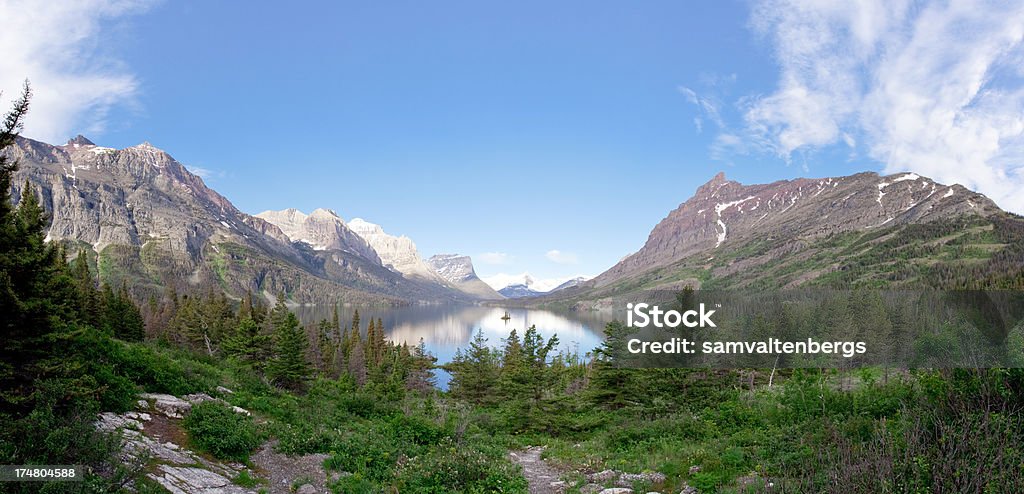 Saint Mary's Lake - Lizenzfrei Montana Stock-Foto