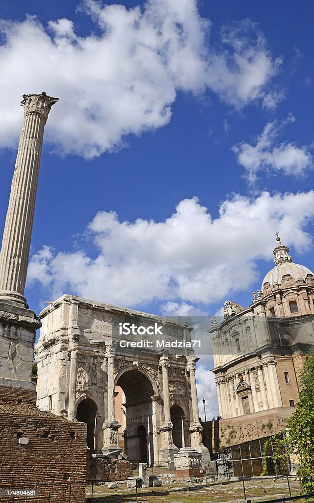 Roman Forum - Lizenzfrei Architektonische Säule Stock-Foto