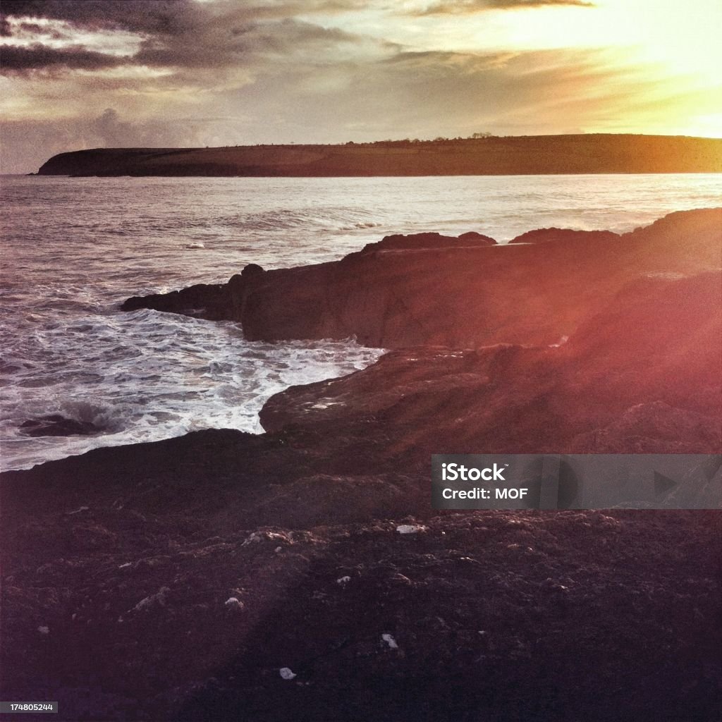 Tramonto Crosshaven Cork, Irlanda - Foto stock royalty-free di Acqua