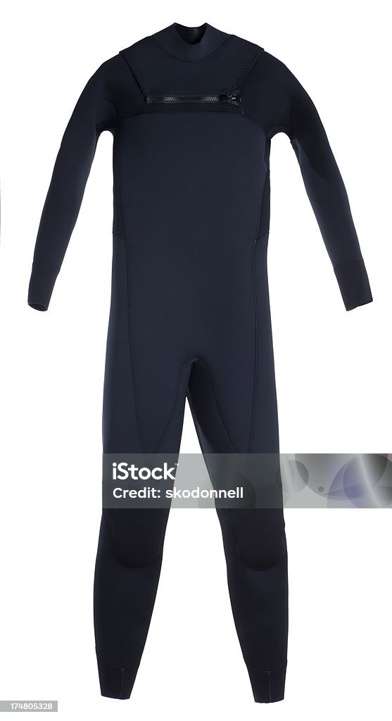Black Full Wetsuit Isolated on White This is a photo of a black wetsuit isolated on a white background.Click on the links below to view lightboxes. Wetsuit Stock Photo