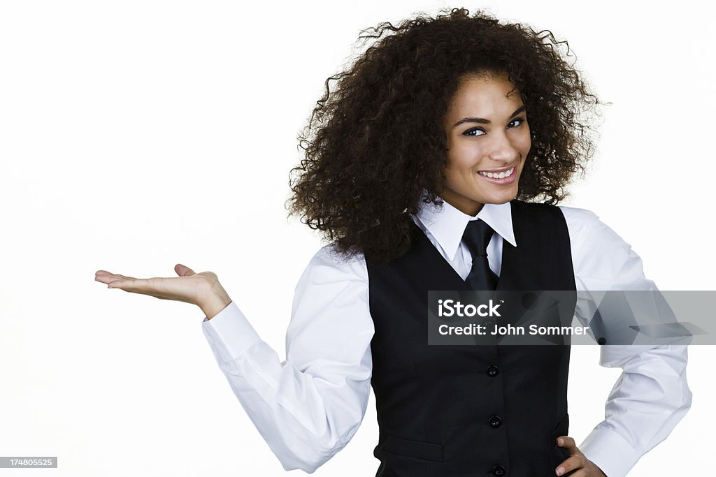 Feminino barman - Foto de stock de Afro-americano royalty-free