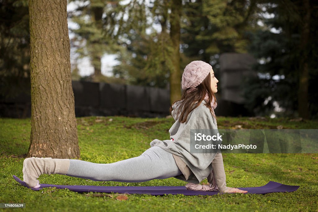 Yoga - Lizenzfrei Parkanlage Stock-Foto