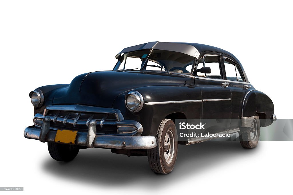 Clásico 1950 Chevrolet Styleline negro - Foto de stock de 1950-1959 libre de derechos