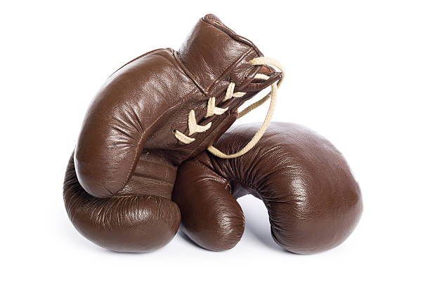 guanti da boxe - conflict boxing glove classic sport foto e immagini stock