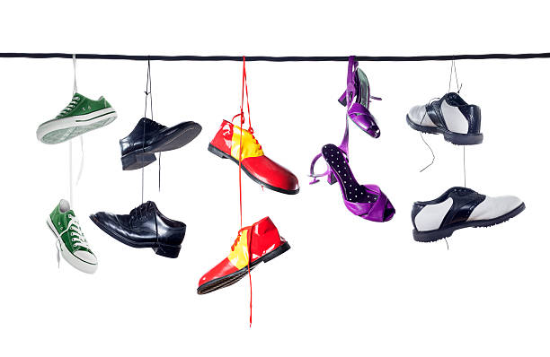 istock Hanging Shoes on a Telephone Wire 174806043