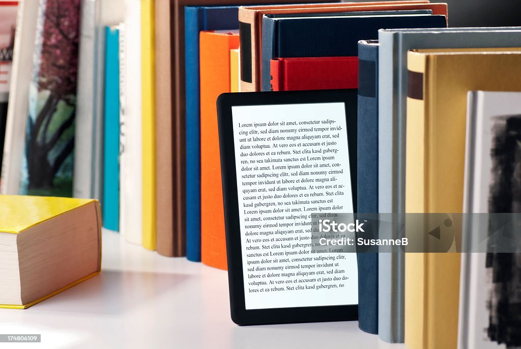 E-Book Reader - Lizenzfrei Bildung Stock-Foto