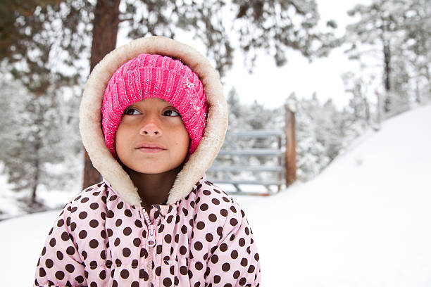 Beautiful winter girl