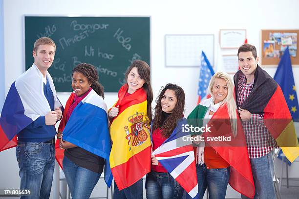 Sprache School Stockfoto und mehr Bilder von Bildung - Bildung, Flagge, Kurs