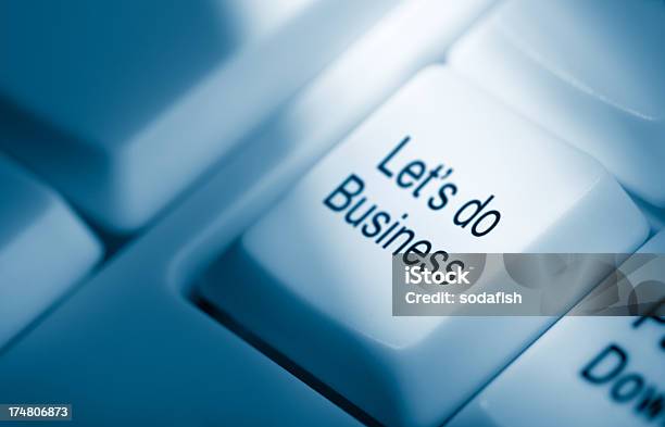 Lets Do Business Stock Photo - Download Image Now - Agreement, Beginnings, Blue