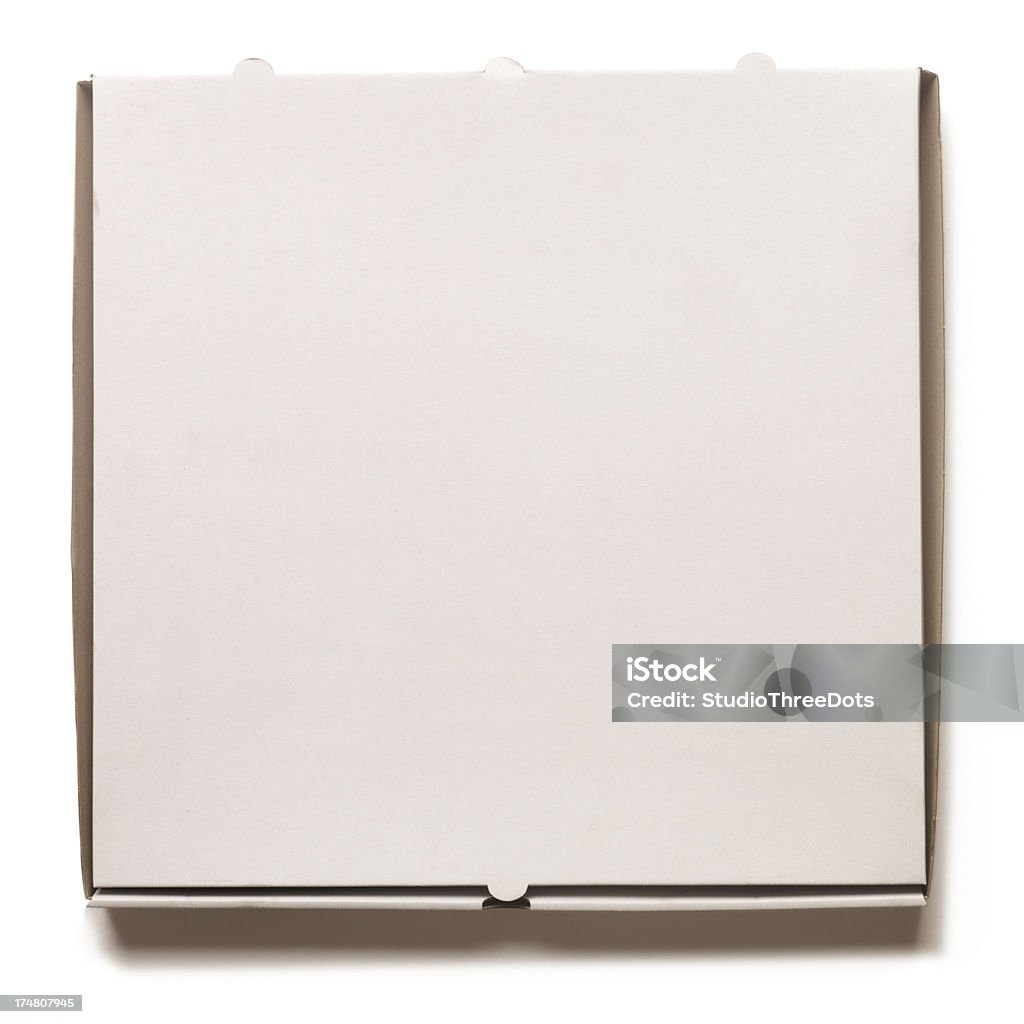 Blanco caja de Pizza - Foto de stock de Blanco - Color libre de derechos