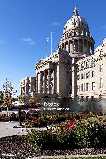 Idaho State Capitol Building Stockfoto und mehr Bilder von Kapitol von Idaho - Kapitol von Idaho, Architektonische Säule, Architektur