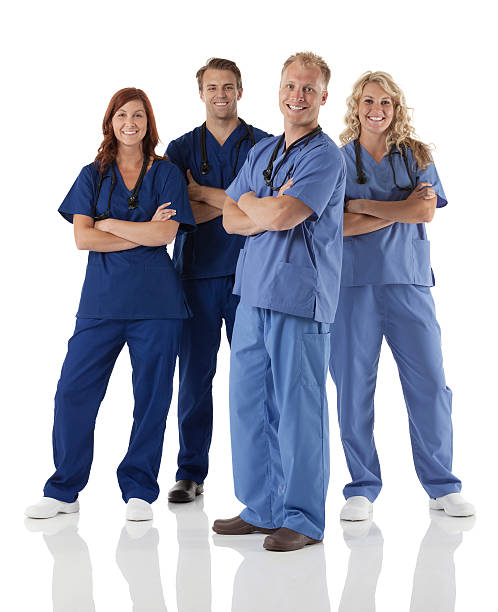 istock Smiling medical professionals team 174808504