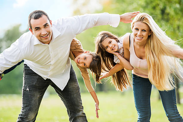 istock Family playing in park. 174808571