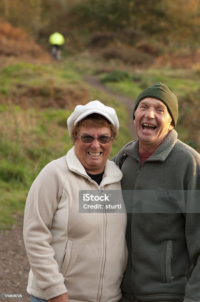 Ehemaliger paar walking - Lizenzfrei 60-69 Jahre Stock-Foto