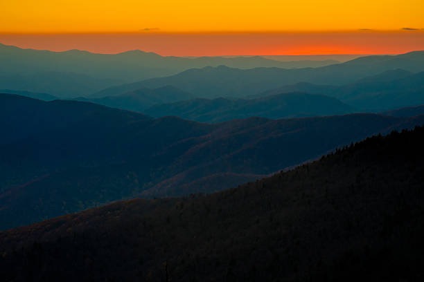 istock Sunset from Clingmans Dome, Blue Ridge Mountains, North Carolina 174808782