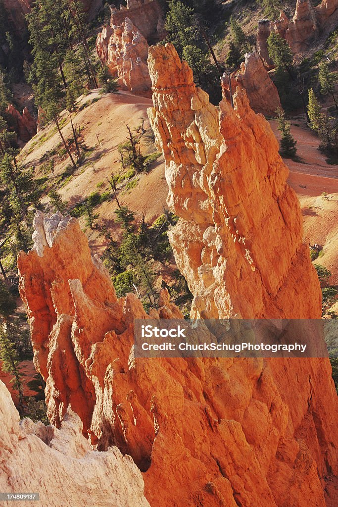 Paysage de stalagmites de Bryce Canyon Érodé - Photo de Aiguille rocheuse libre de droits